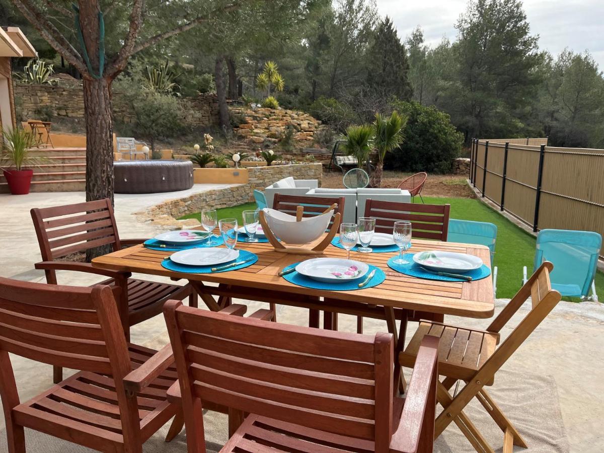 Villa Avec Jacuzzi Sur Les Hauteurs De La Ciotat Ceyreste Exterior foto