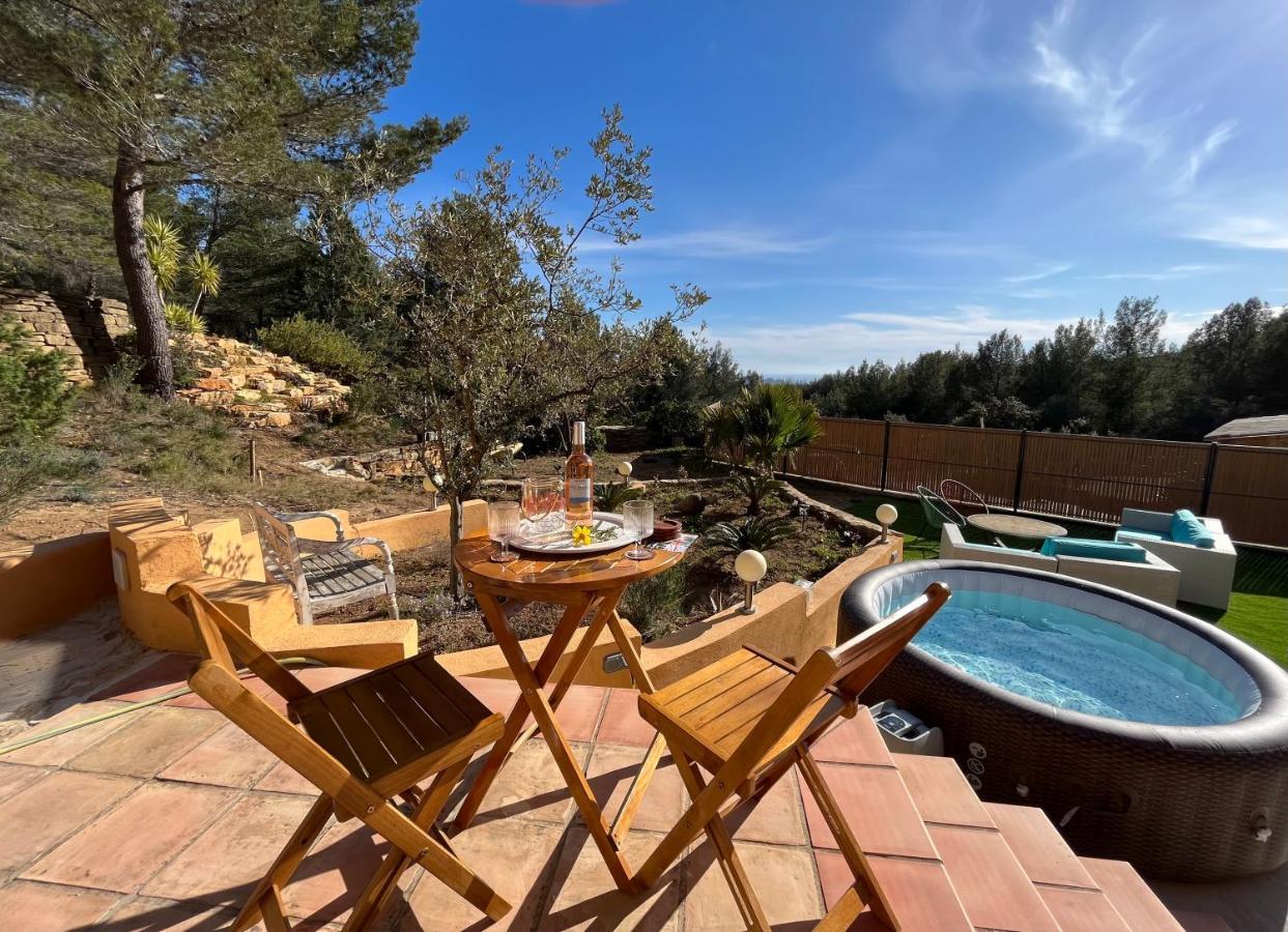 Villa Avec Jacuzzi Sur Les Hauteurs De La Ciotat Ceyreste Exterior foto
